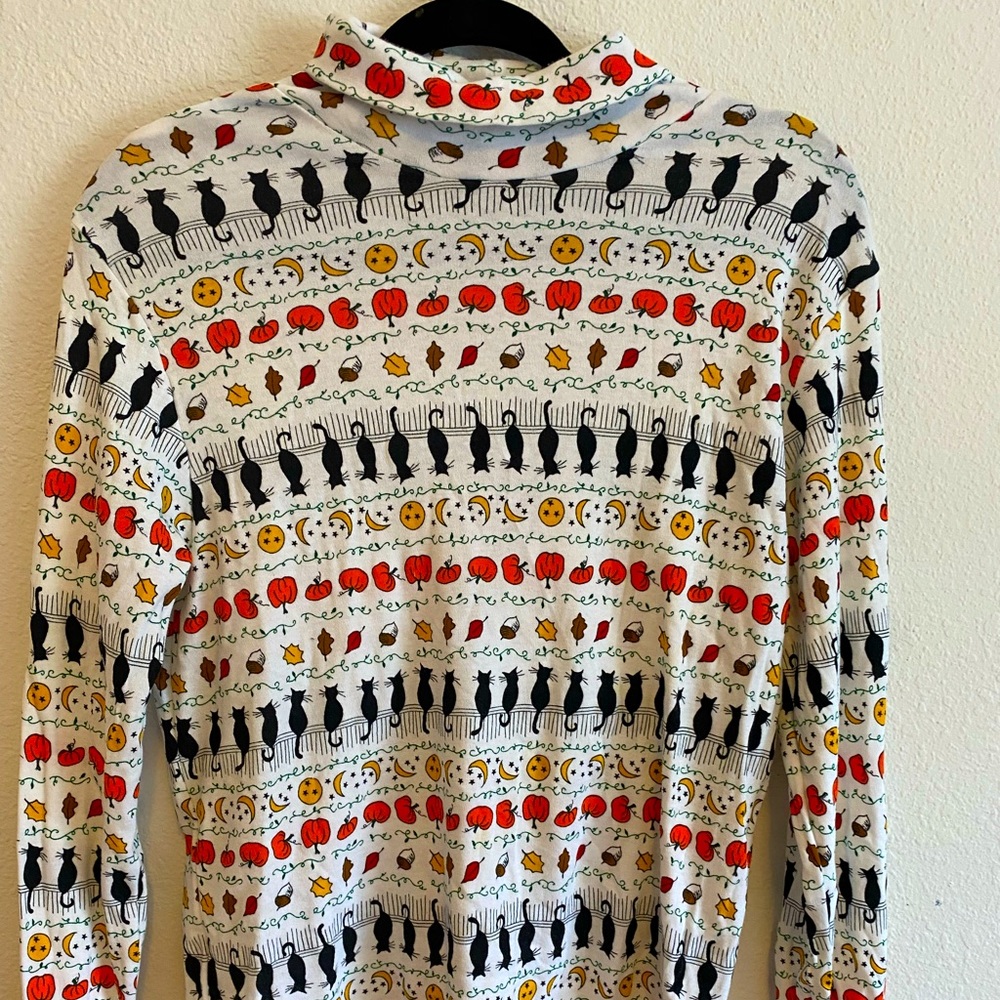 Halloween/Fall Turtleneck long sleeve T-shirt